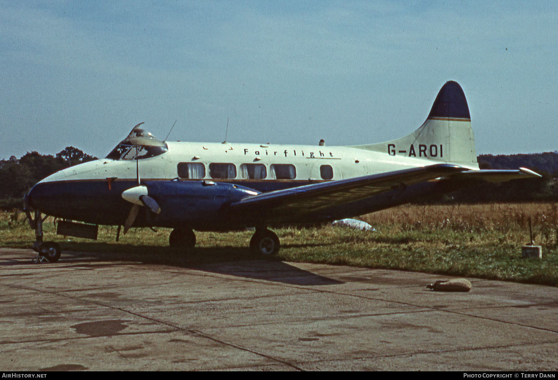 Aircraft Photo of G-AROI | De Havilland D.H. 104 Dove 5 | Fairflight | AirHistory.net #442933