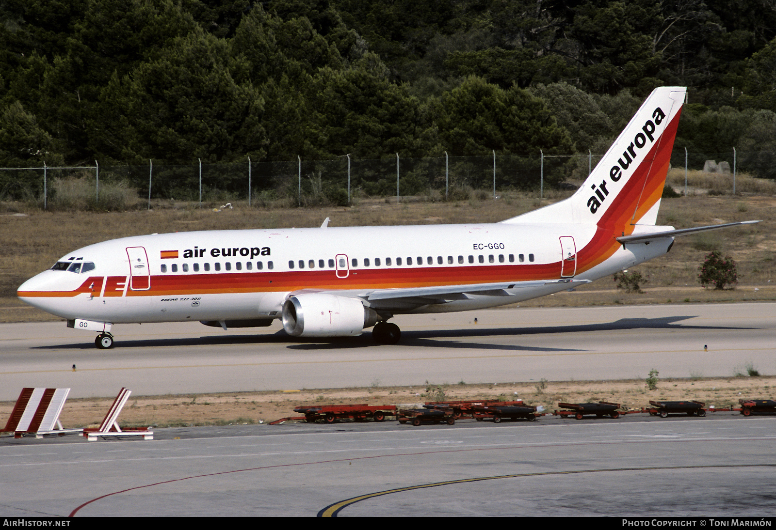 Aircraft Photo of EC-GGO | Boeing 737-3M8 | Air Europa | AirHistory.net #442964