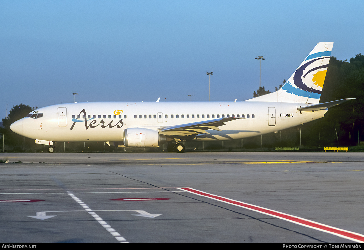 Aircraft Photo of F-GNFC | Boeing 737-36E | Aeris | AirHistory.net #442967