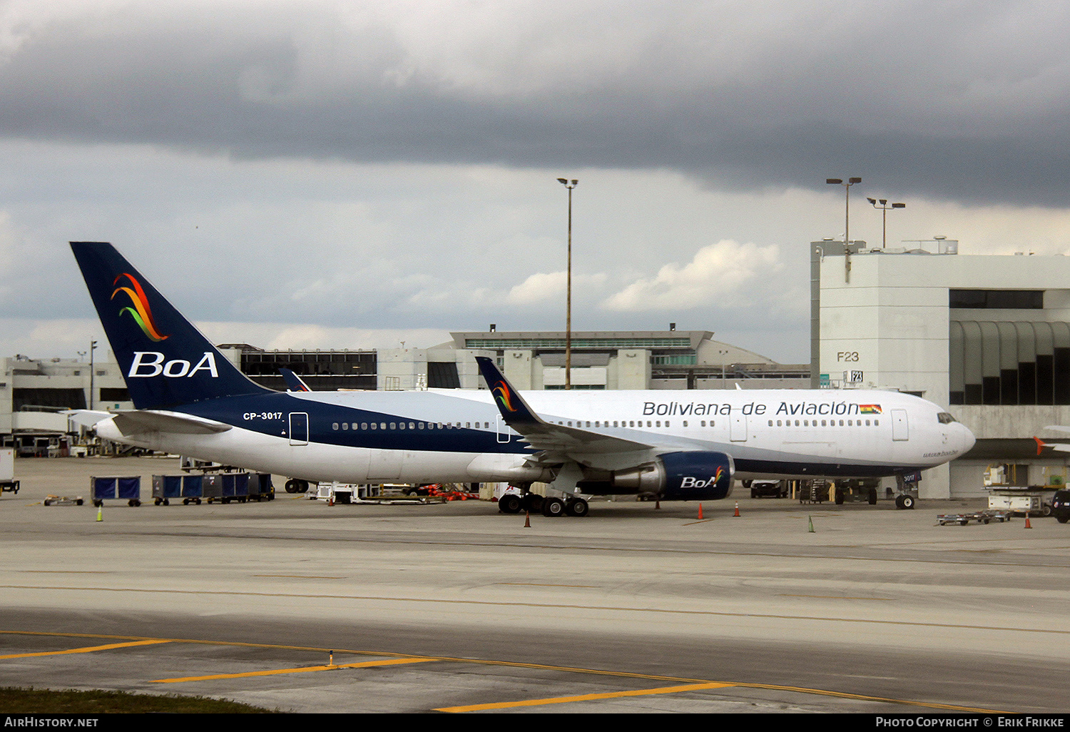 Aircraft Photo of CP-3017 | Boeing 767-328/ER | Boliviana de Aviación - BoA | AirHistory.net #442971