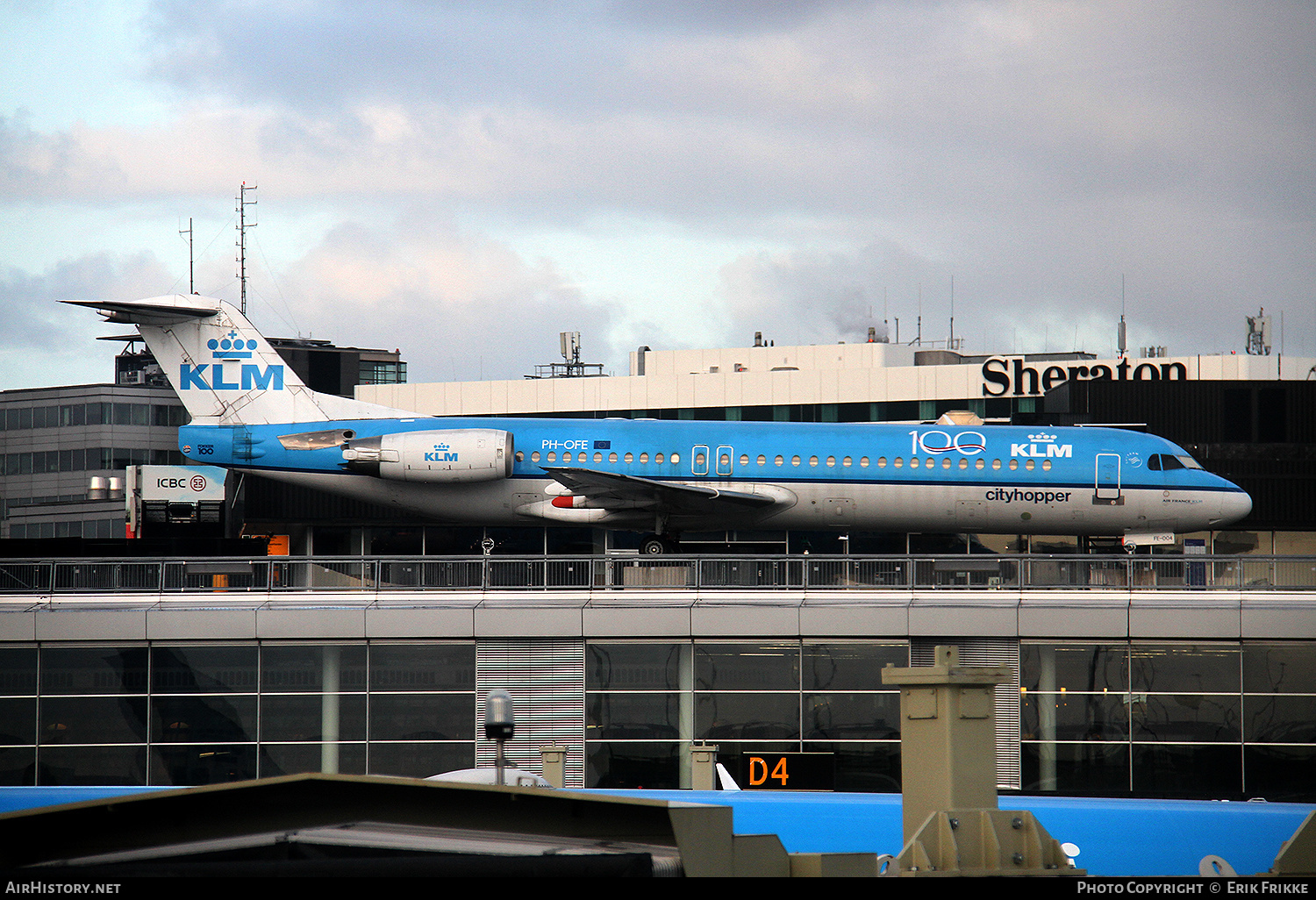 Aircraft Photo of PH-OFE | Fokker 100 (F28-0100) | KLM Cityhopper | AirHistory.net #442974