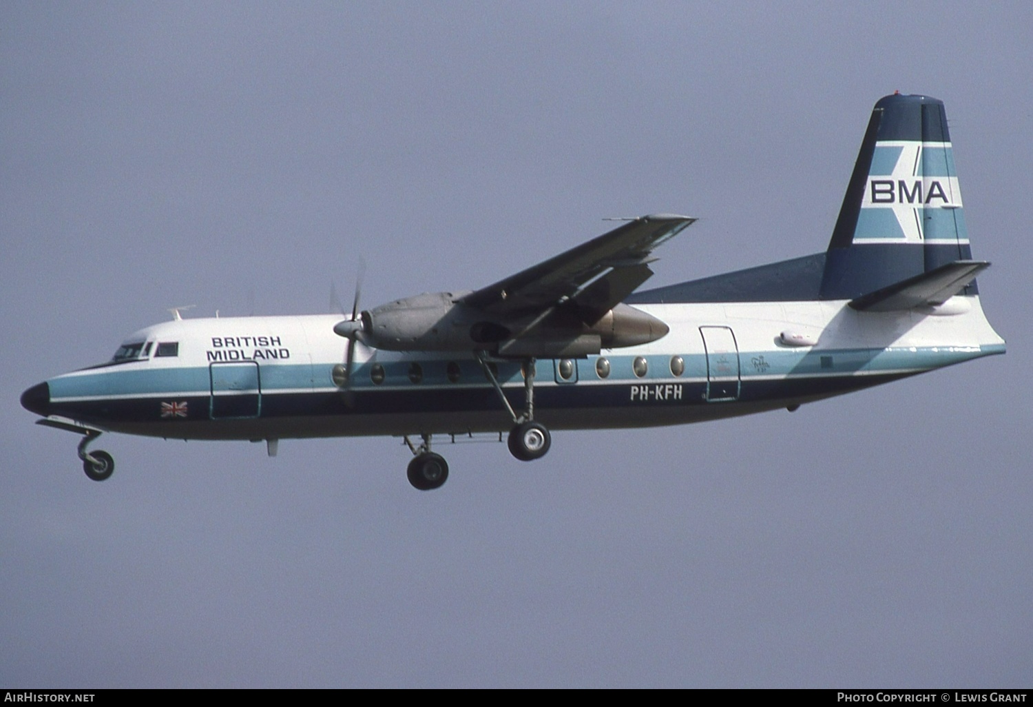 Aircraft Photo of PH-KFH | Fokker F27-200 Friendship | British Midland Airways - BMA | AirHistory.net #442989