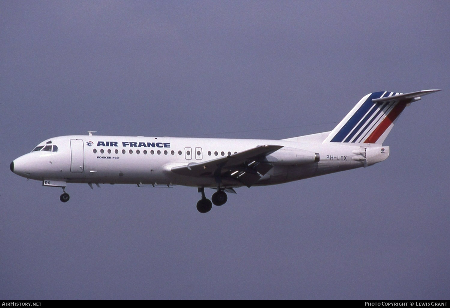 Aircraft Photo of PH-LEX | Fokker F28-4000 Fellowship | Air France | AirHistory.net #442992