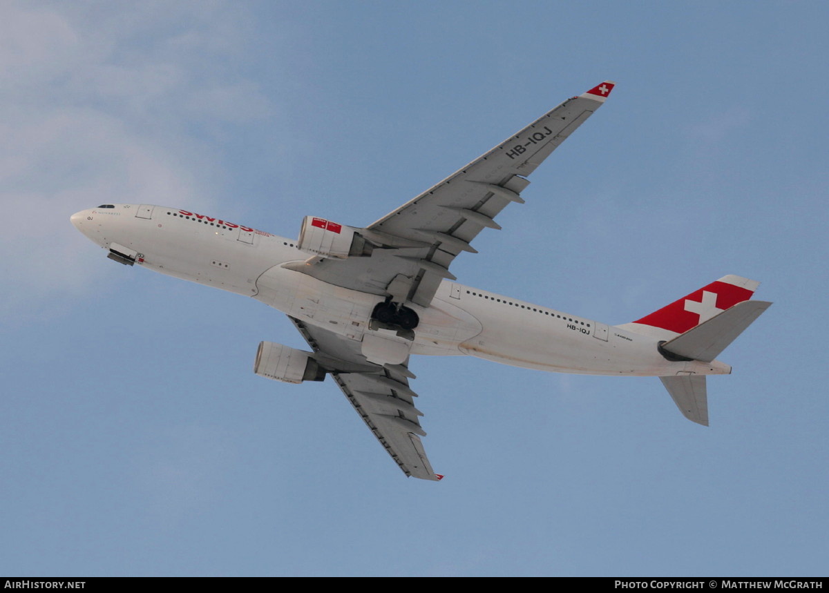 Aircraft Photo of HB-IQJ | Airbus A330-223 | Swiss International Air Lines | AirHistory.net #443007