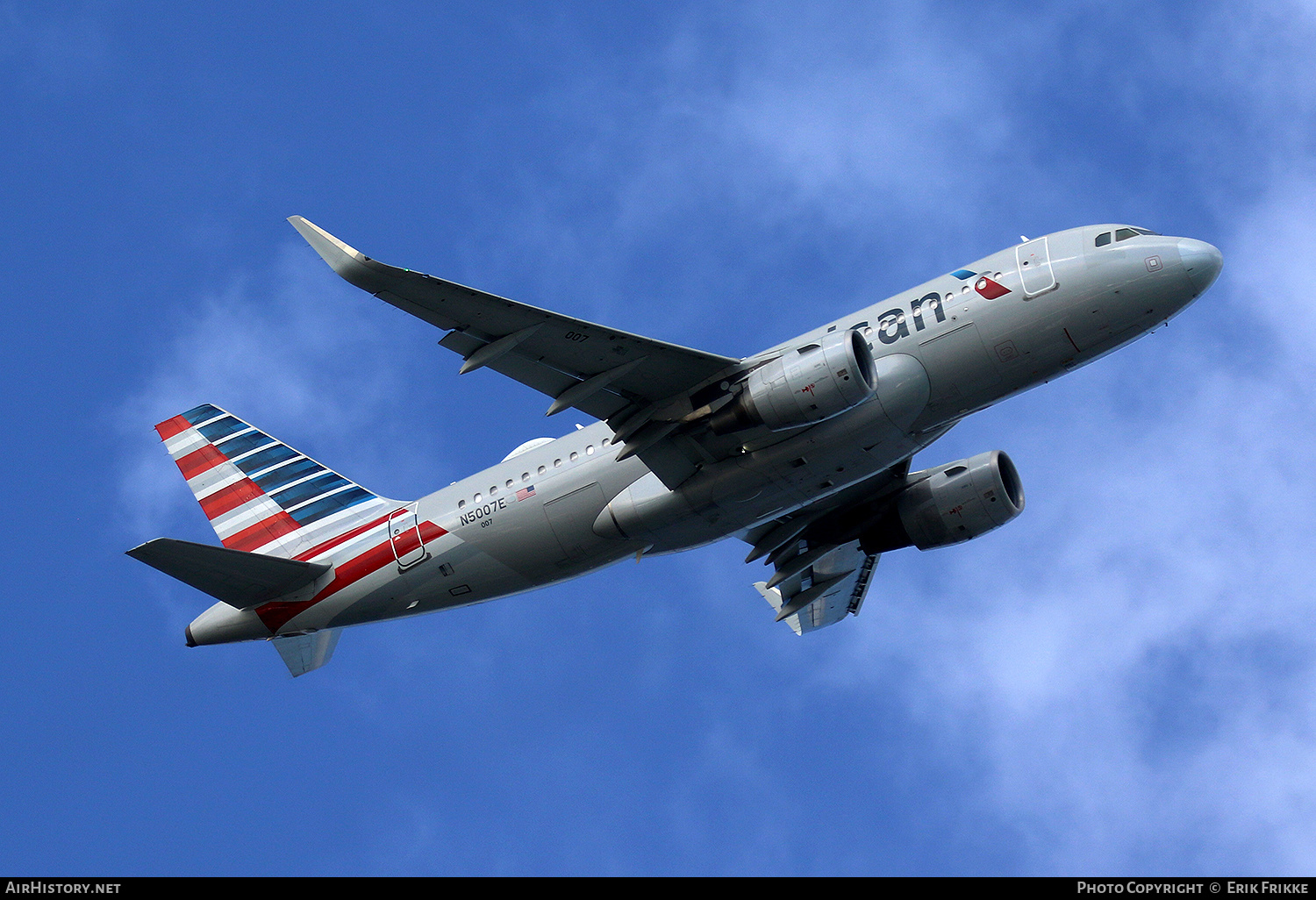 Aircraft Photo of N5007E | Airbus A319-115 | American Airlines | AirHistory.net #443015