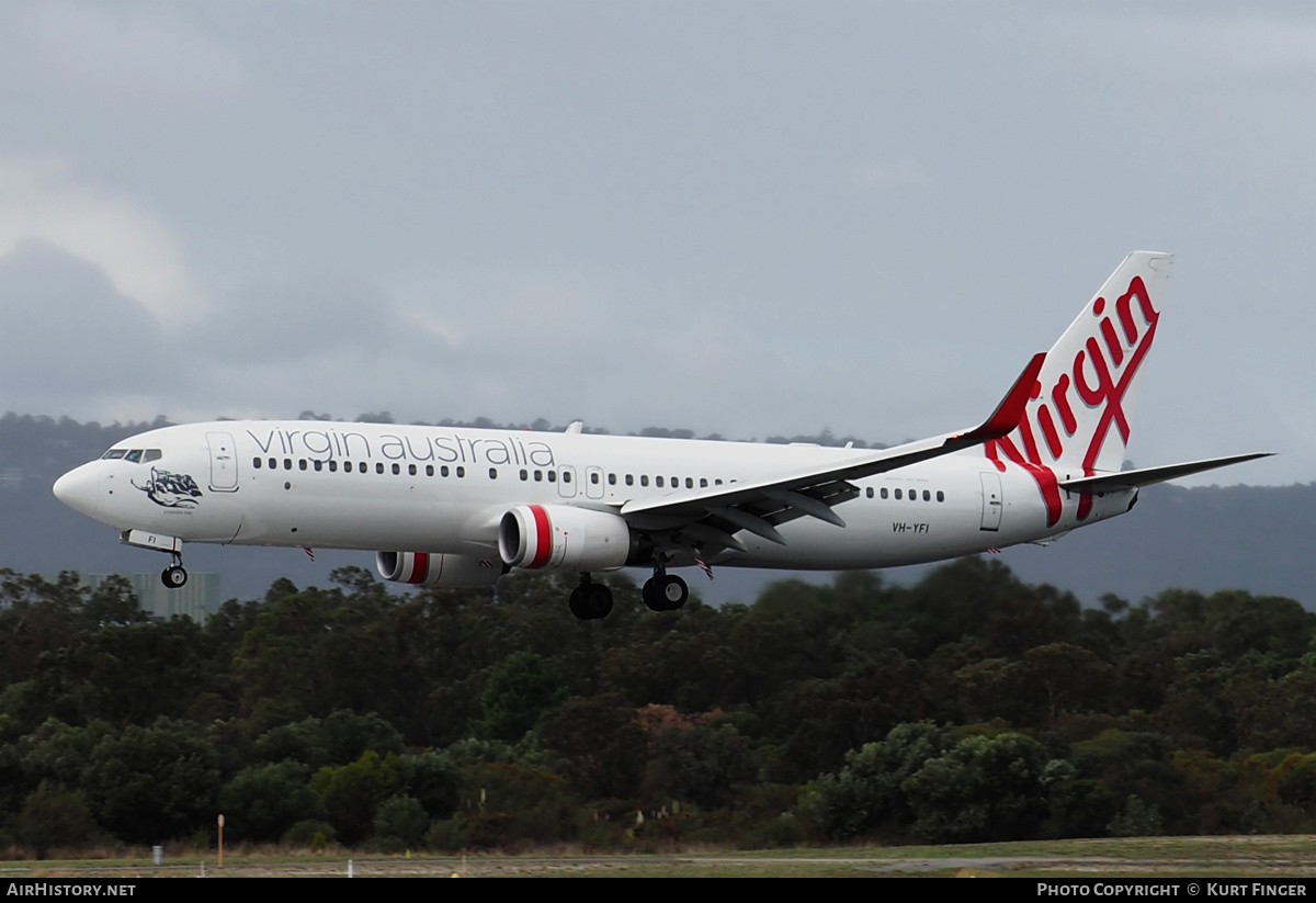 Aircraft Photo of VH-YFI | Boeing 737-8FE | Virgin Australia Airlines | AirHistory.net #443050