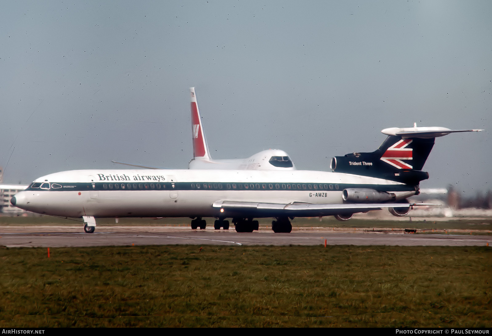 Aircraft Photo of G-AWZB | Hawker Siddeley HS-121 Trident 3B | British Airways | AirHistory.net #443113