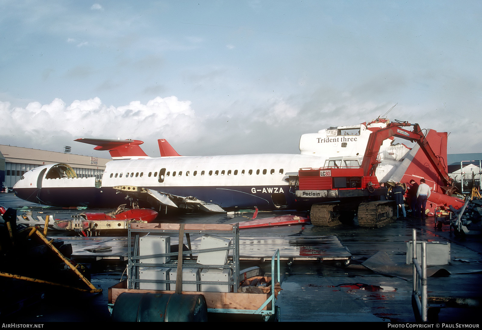 Aircraft Photo of G-AWZA | Hawker Siddeley HS-121 Trident 3B | British Airways | AirHistory.net #443115