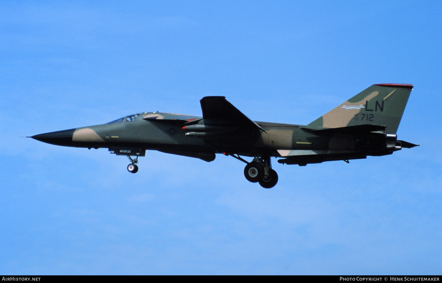 Aircraft Photo of 73-0712 / AF73-712 | General Dynamics F-111F Aardvark | USA - Air Force | AirHistory.net #443118