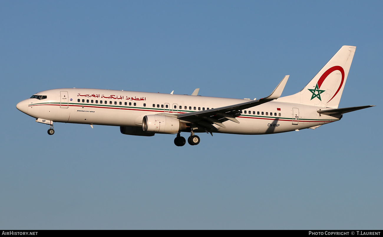 Aircraft Photo of CN-RNP | Boeing 737-8B6 | Royal Air Maroc - RAM | AirHistory.net #443126