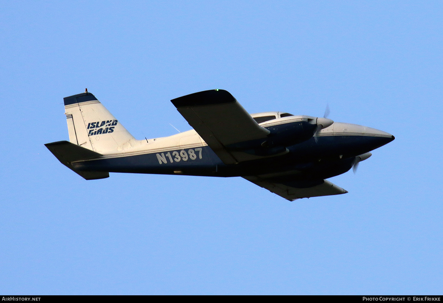 Aircraft Photo of N13987 | Piper PA-23-250 Aztec E | Island Birds | AirHistory.net #443146