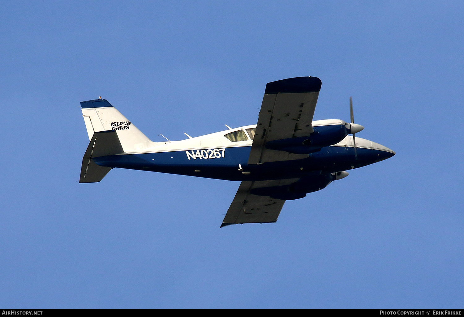 Aircraft Photo of N40267 | Piper PA-23-250 Aztec E | Island Birds | AirHistory.net #443148