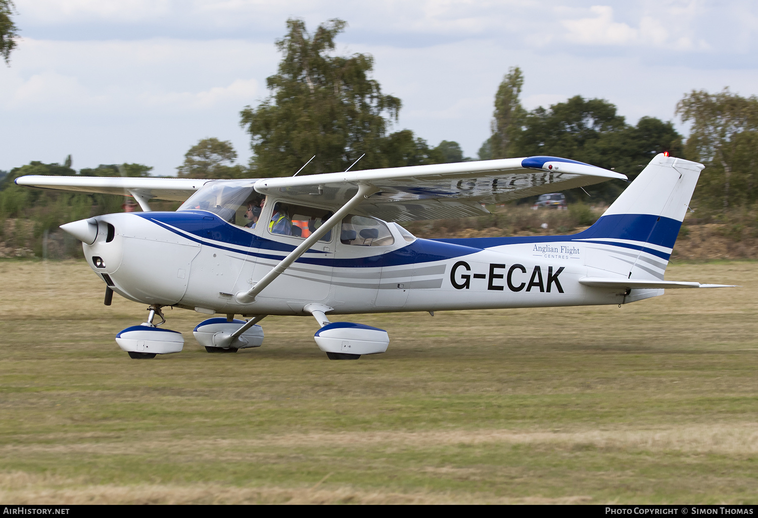 Aircraft Photo of G-ECAK | Reims F172M Skyhawk II | Anglian Flight Centres | AirHistory.net #443163