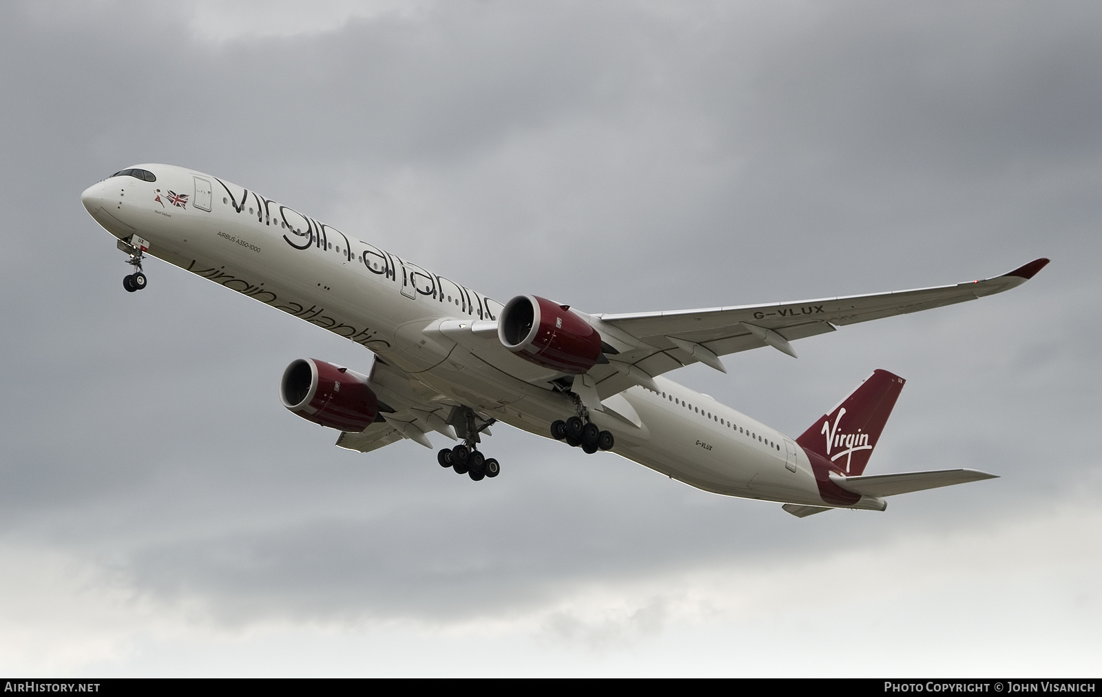 Aircraft Photo of G-VLUX | Airbus A350-1041 | Virgin Atlantic Airways | AirHistory.net #443165