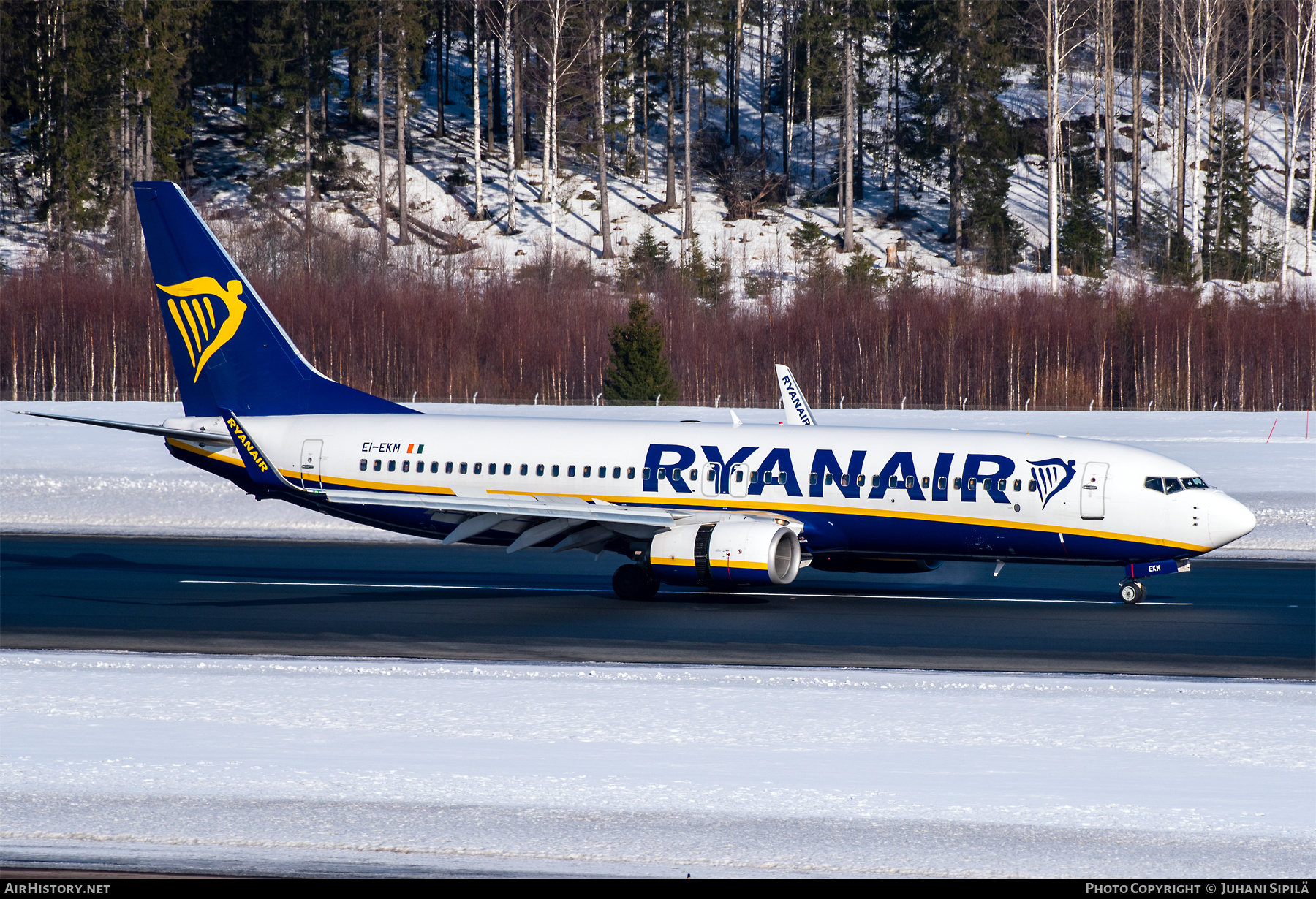 Aircraft Photo of EI-EKM | Boeing 737-8AS | Ryanair | AirHistory.net #443217