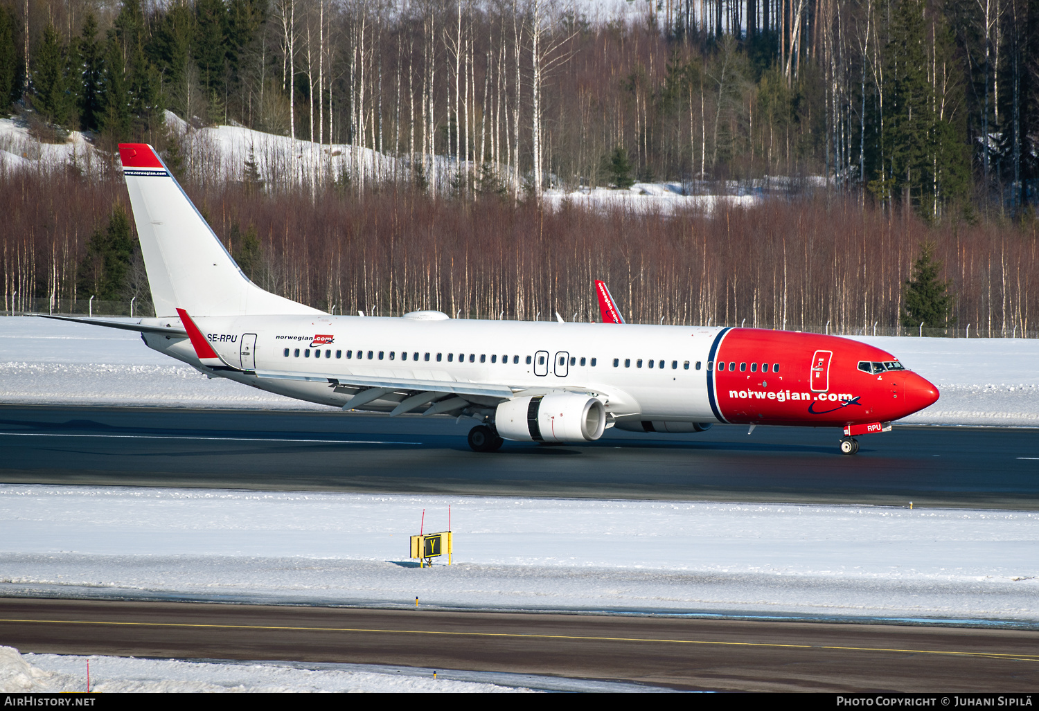 Aircraft Photo of SE-RPU | Boeing 737-8JP | Norwegian | AirHistory.net #443225