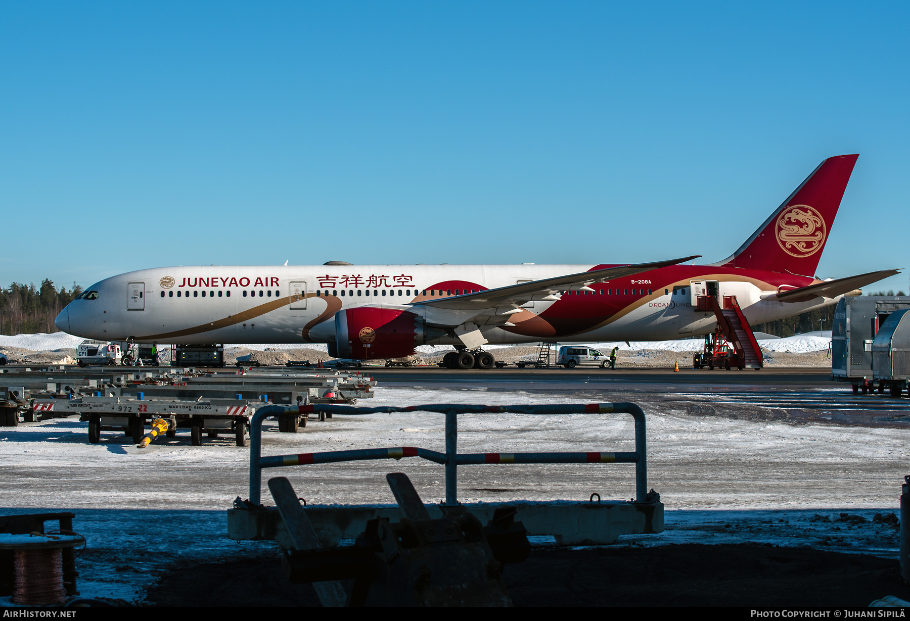 Aircraft Photo of B-208A | Boeing 787-9 Dreamliner | Juneyao Airlines | AirHistory.net #443231