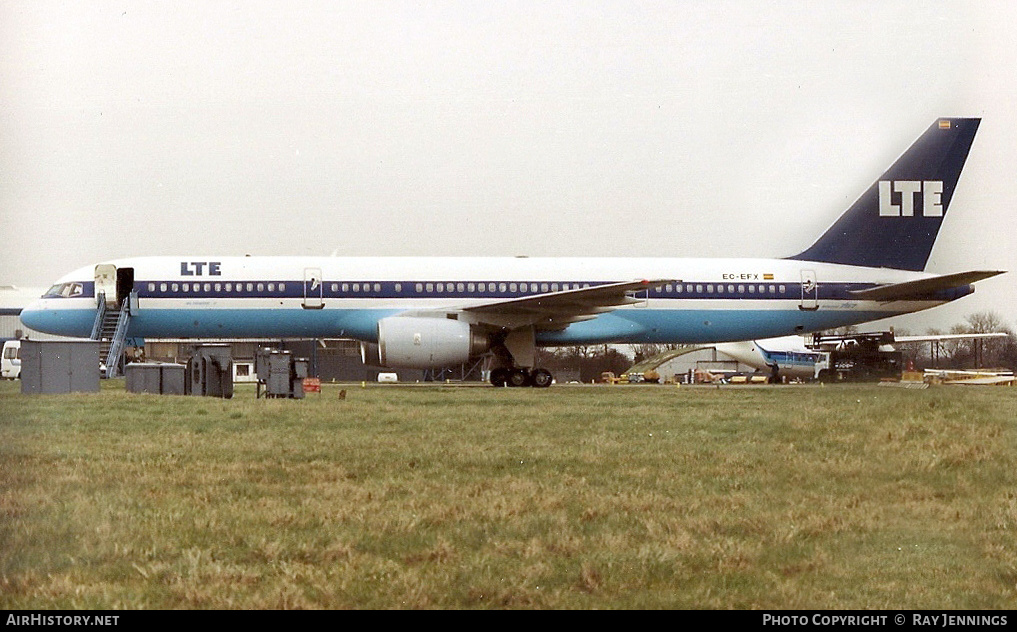 Aircraft Photo of EC-EFX | Boeing 757-2G5 | LTE International Airways | AirHistory.net #443258