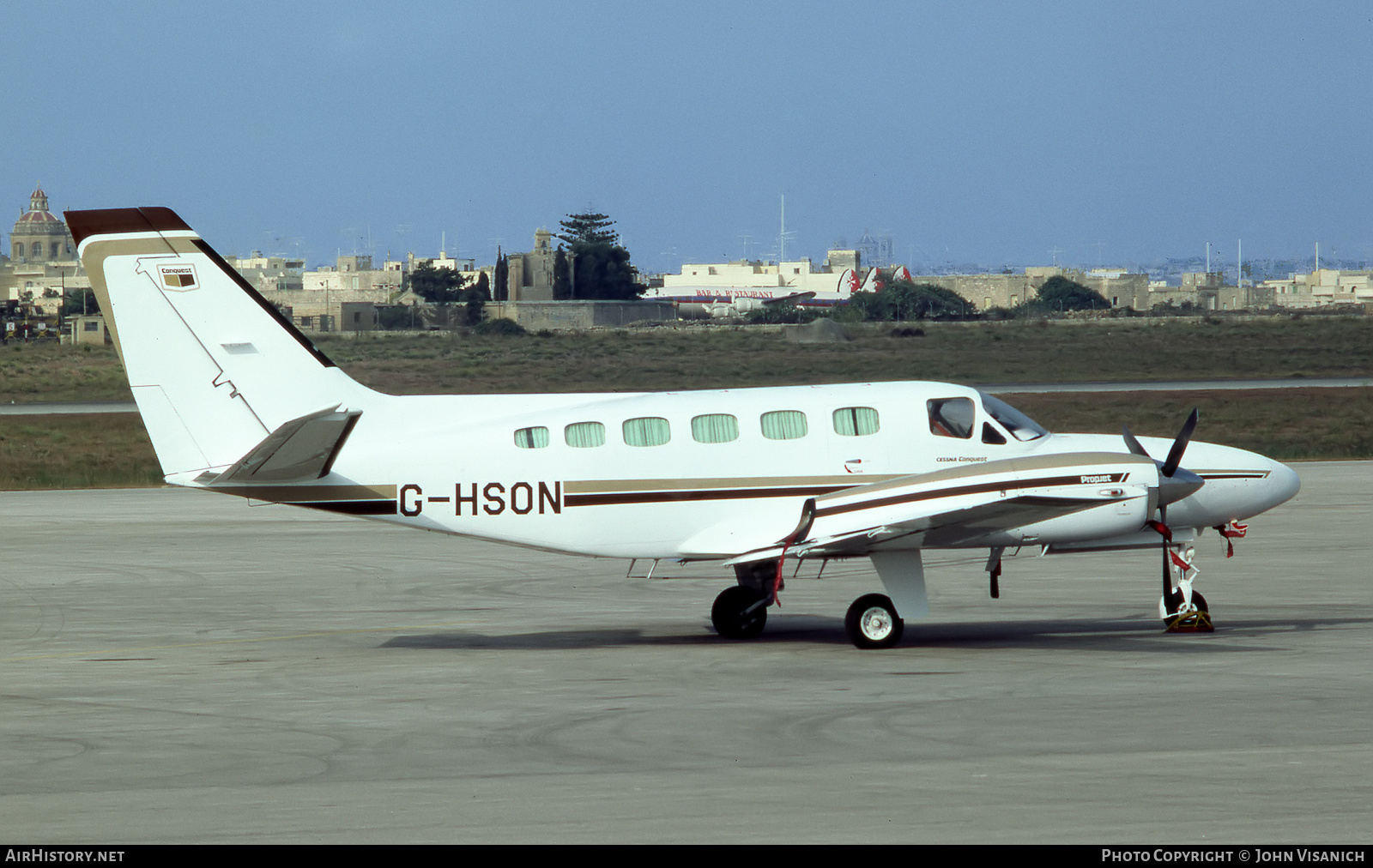 Aircraft Photo of G-HSON | Cessna 441 Conquest | AirHistory.net #443265