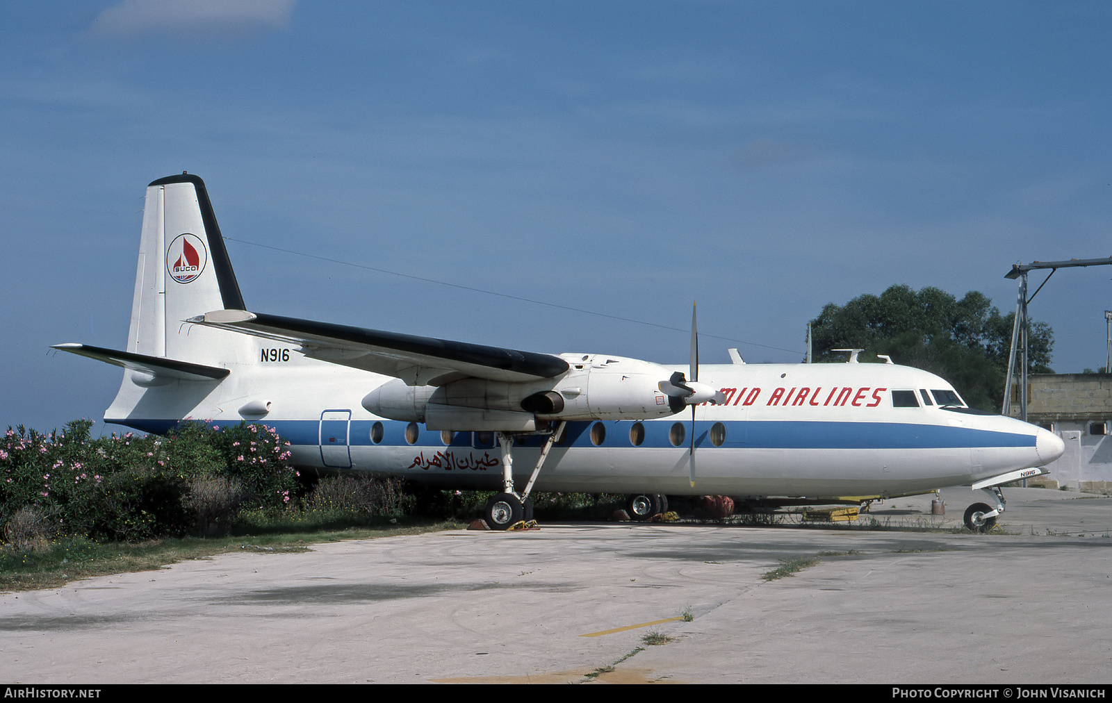 Aircraft Photo of N916 | Fairchild F-27J | Pyramid Airlines | AirHistory.net #443268