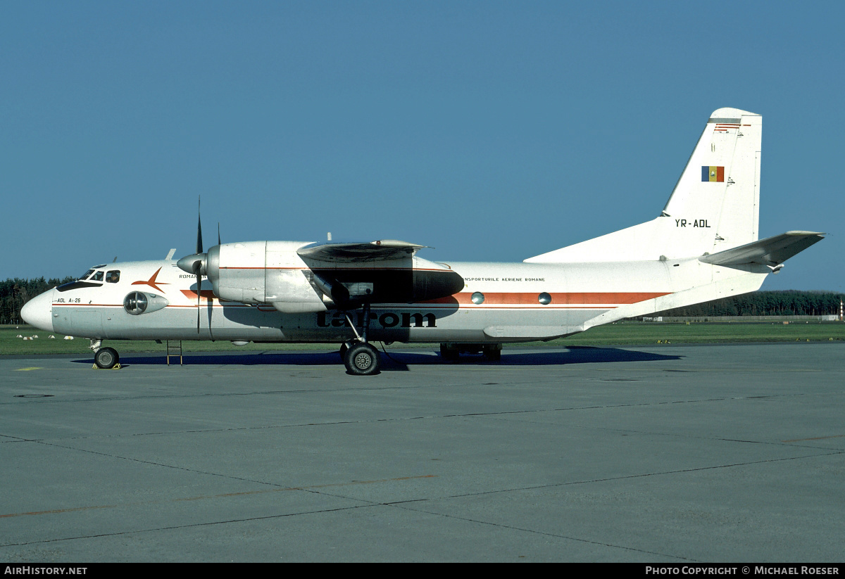 Aircraft Photo of YR-ADL | Antonov An-26 | TAROM - Transporturile Aeriene Române | AirHistory.net #443285