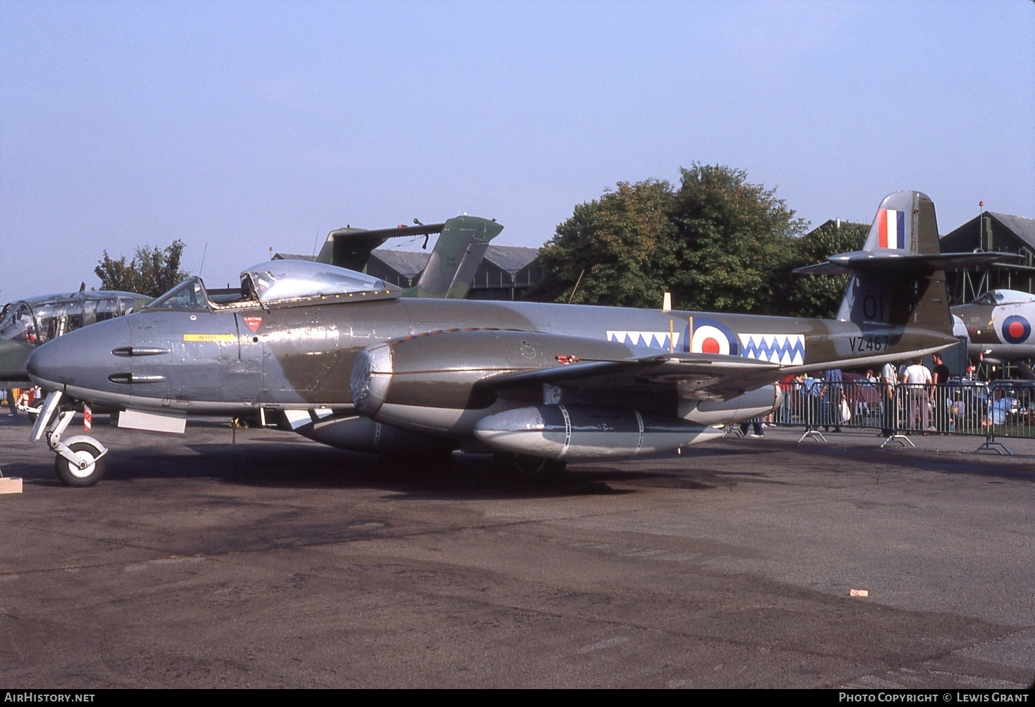 Aircraft Photo of VZ467 | Gloster Meteor F8 | UK - Air Force | AirHistory.net #443309