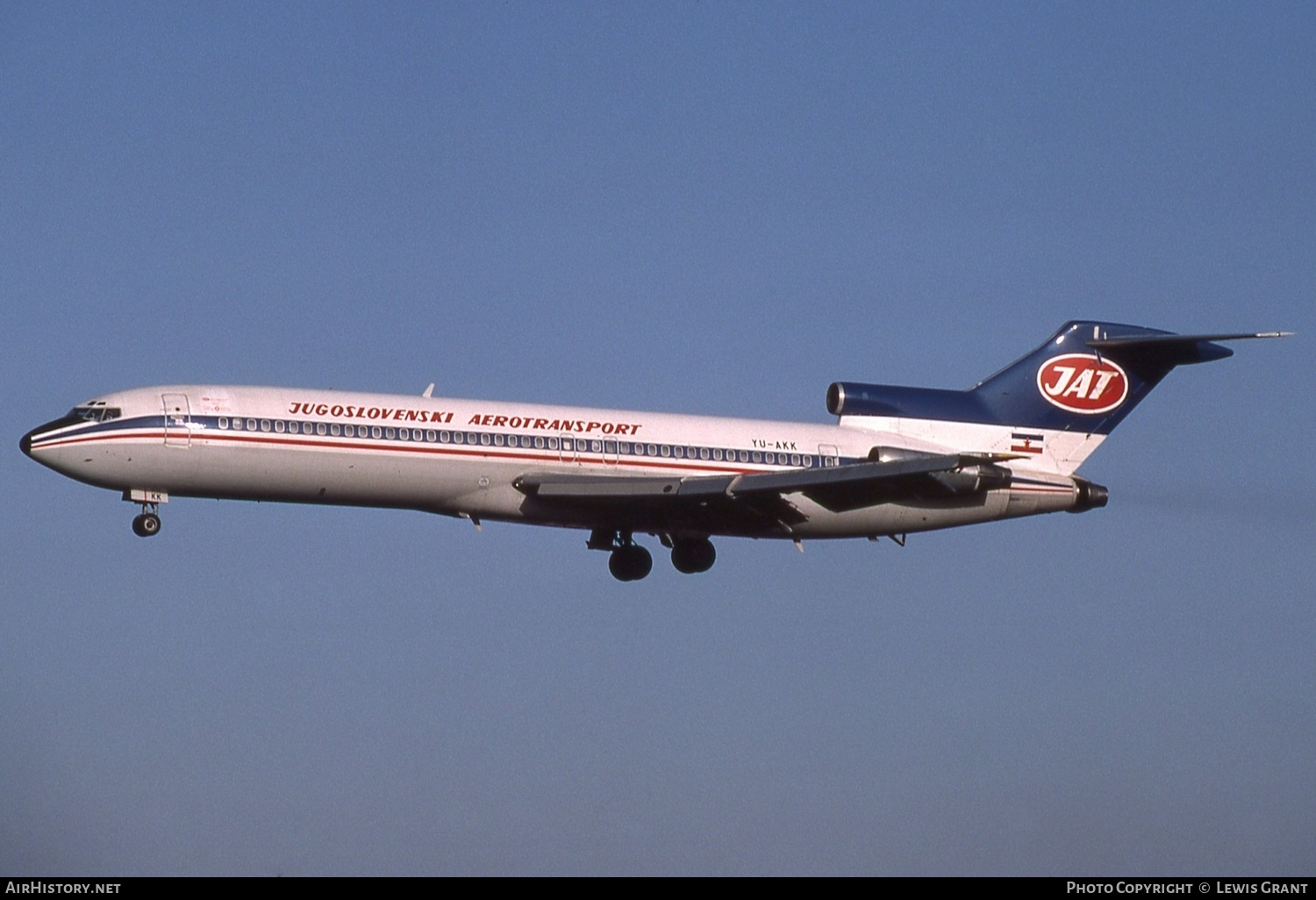 Aircraft Photo of YU-AKK | Boeing 727-2H9/Adv | JAT Yugoslav Airlines - Jugoslovenski Aerotransport | AirHistory.net #443311