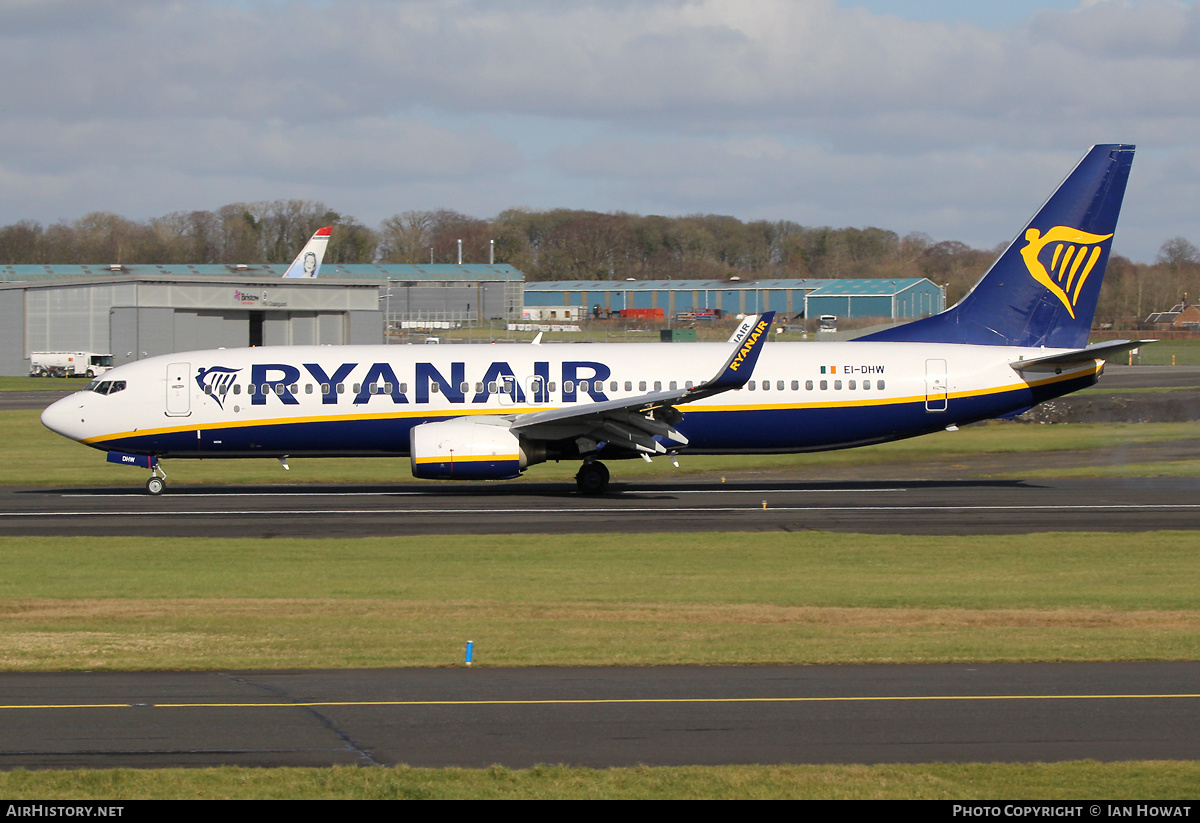 Aircraft Photo of EI-DHW | Boeing 737-8AS | Ryanair | AirHistory.net #443335