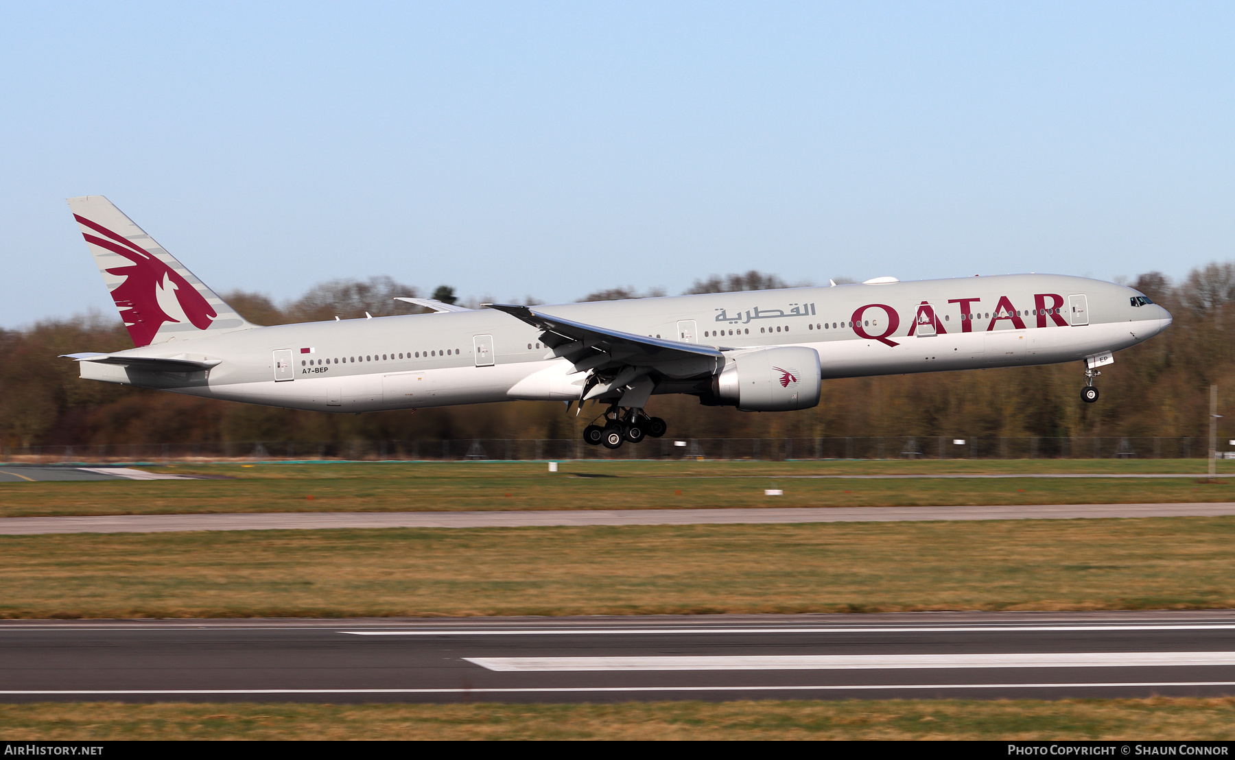 Aircraft Photo of A7-BEP | Boeing 777-300/ER | Qatar Airways | AirHistory.net #443353