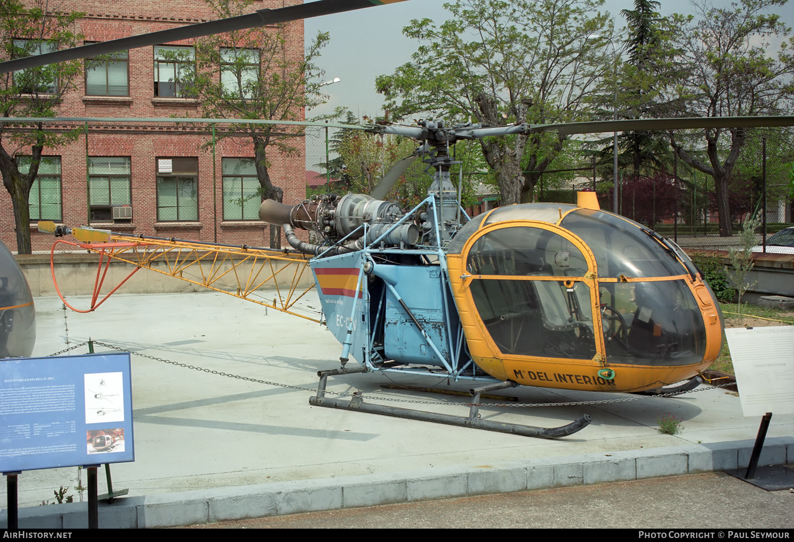 Aircraft Photo of EC-CLV | Aerospatiale SA-318C Alouette II Astazou | Trafico - Ministerio del Interior | AirHistory.net #443372