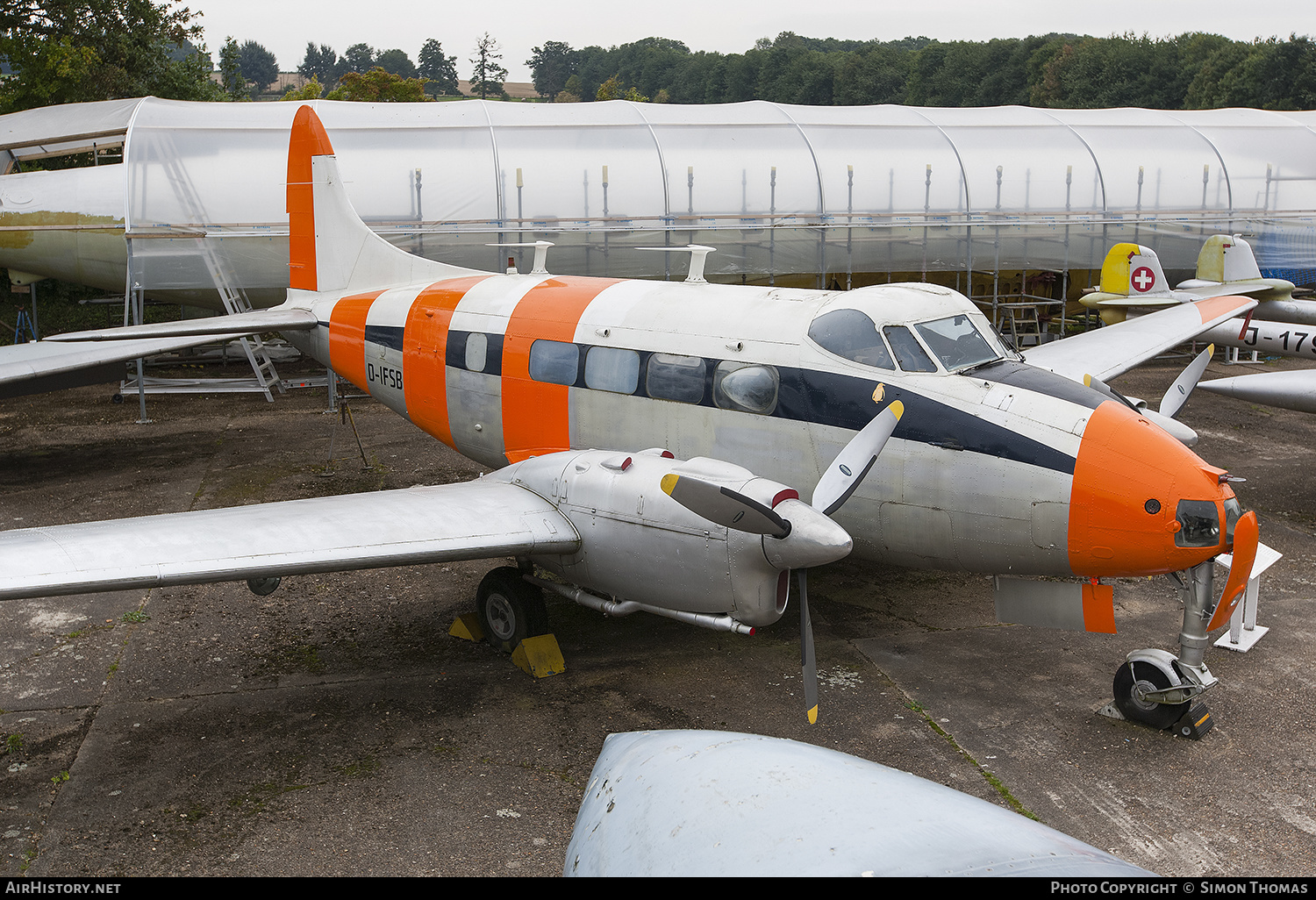 Aircraft Photo of D-IFSB | De Havilland D.H. 104 Dove 6 | BFS - Bundesanstalt für Flugsicherung | AirHistory.net #443379