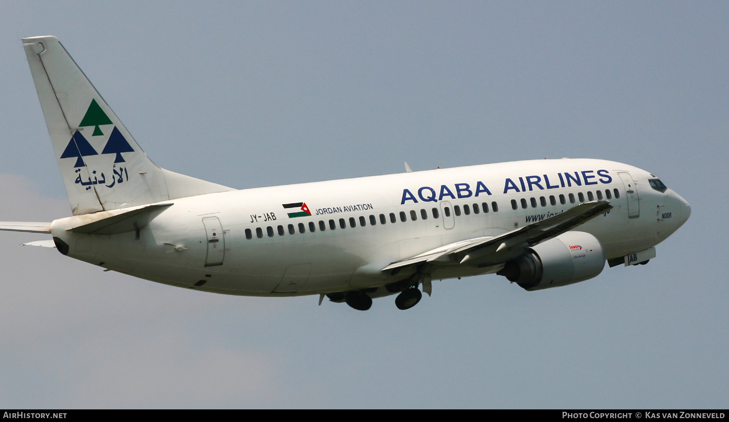 Aircraft Photo of JY-JAB | Boeing 737-33A | Aqaba Airlines | AirHistory.net #443382