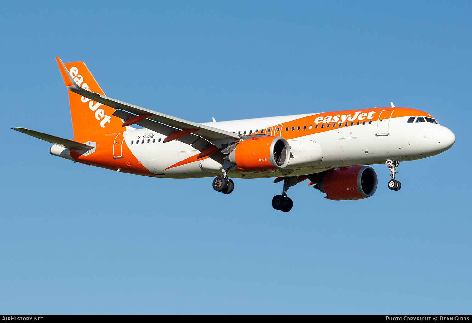Aircraft Photo of G-UZHW | Airbus A320-251N | EasyJet | AirHistory.net #443407
