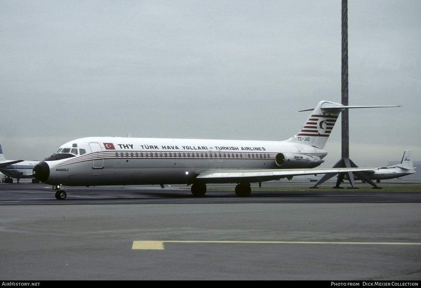 Aircraft Photo of TC-JAD | McDonnell Douglas DC-9-32 | THY Türk Hava Yolları - Turkish Airlines | AirHistory.net #443415