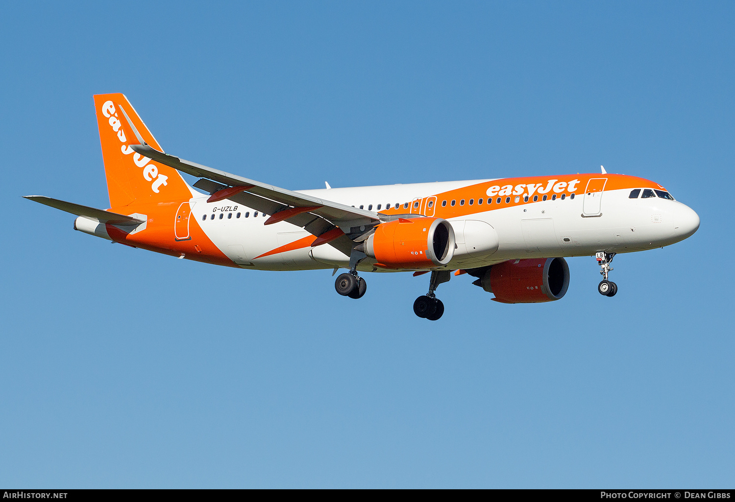 Aircraft Photo of G-UZLB | Airbus A320-251N | EasyJet | AirHistory.net #443421