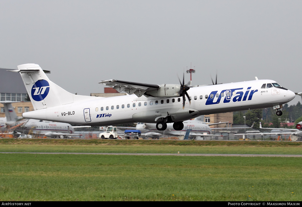 Aircraft Photo of VQ-BLD | ATR ATR-72-500 (ATR-72-212A) | UTair | AirHistory.net #443428