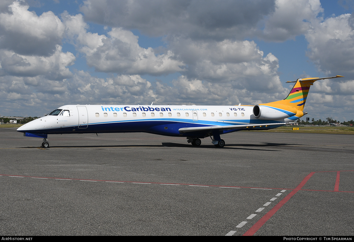 Aircraft Photo of VQ-TIC | Embraer ERJ-145LI (EMB-145LI) | InterCaribbean Airways | AirHistory.net #443456