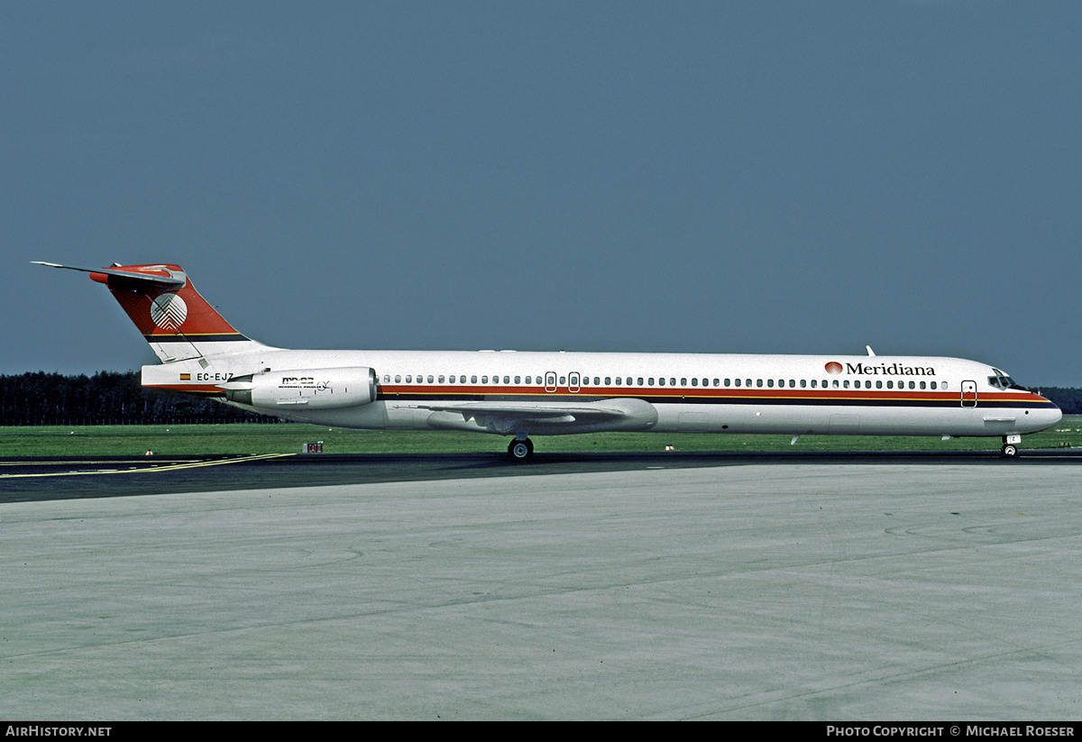 Aircraft Photo of EC-EJZ | McDonnell Douglas MD-83 (DC-9-83) | Meridiana | AirHistory.net #443469