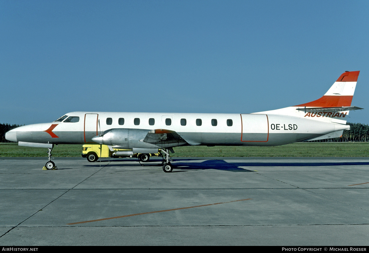Aircraft Photo of OE-LSD | Fairchild Swearingen SA-226TC Metro II | Austrian Airlines | AirHistory.net #443476