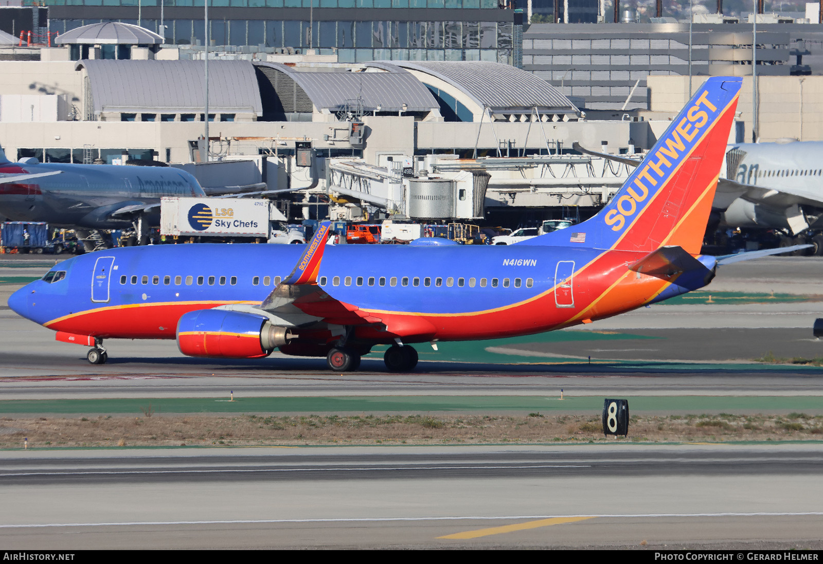 Aircraft Photo of N416WN | Boeing 737-7H4 | Southwest Airlines | AirHistory.net #443497