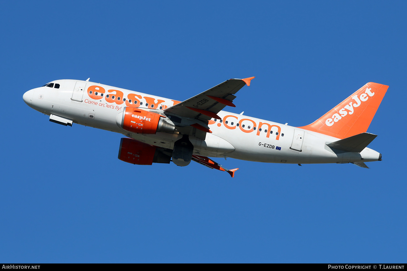 Aircraft Photo of G-EZDB | Airbus A319-111 | EasyJet | AirHistory.net #443516