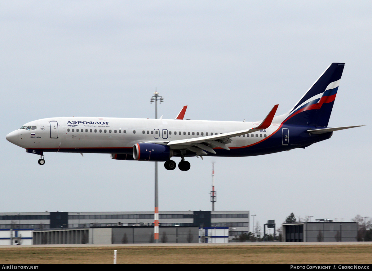 Aircraft Photo of VP-BCD | Boeing 737-8LJ | Aeroflot - Russian Airlines | AirHistory.net #443520