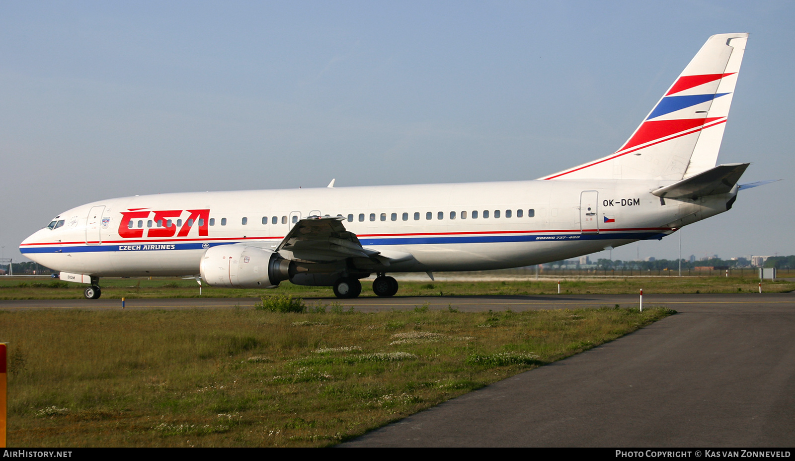 Aircraft Photo of OK-DGM | Boeing 737-45S | ČSA - Czech Airlines | AirHistory.net #443528