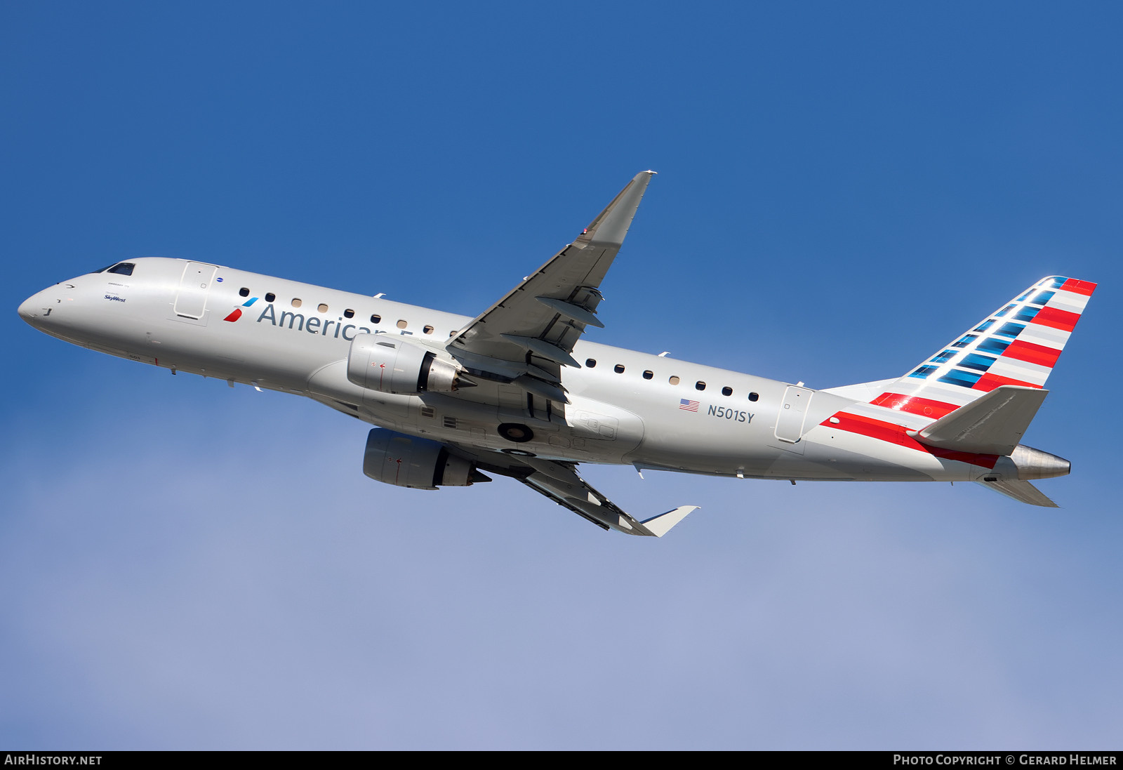 Aircraft Photo of N501SY | Embraer 175LR (ERJ-170-200LR) | American Eagle | AirHistory.net #443554