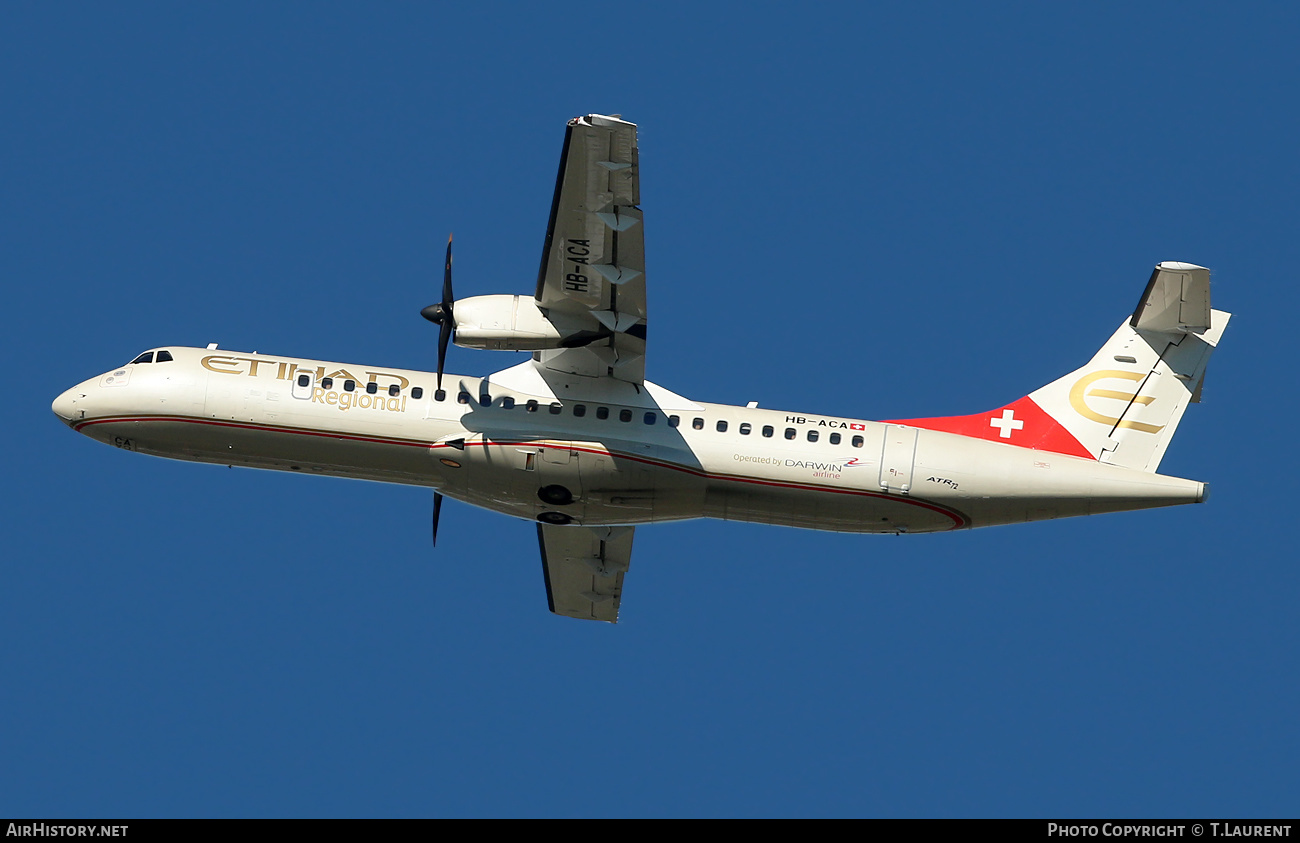 Aircraft Photo of HB-ACA | ATR ATR-72-500 (ATR-72-212A) | Etihad Regional | AirHistory.net #443557