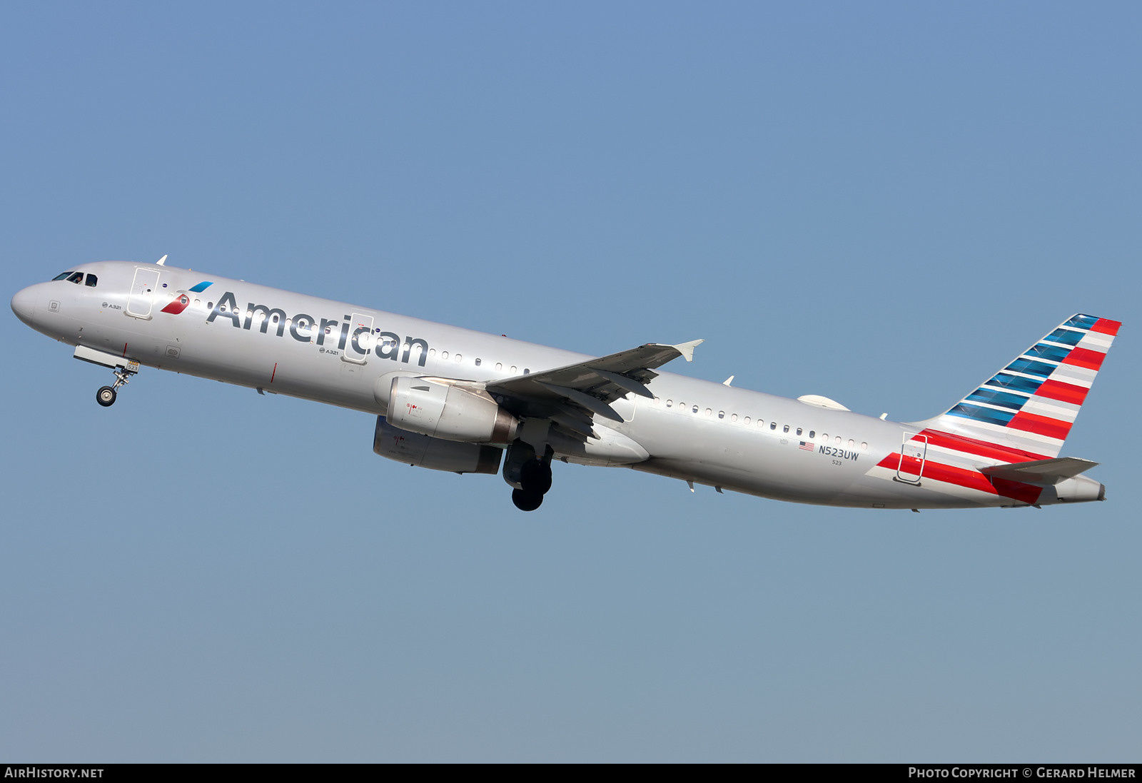 Aircraft Photo of N523UW | Airbus A321-231 | American Airlines | AirHistory.net #443564