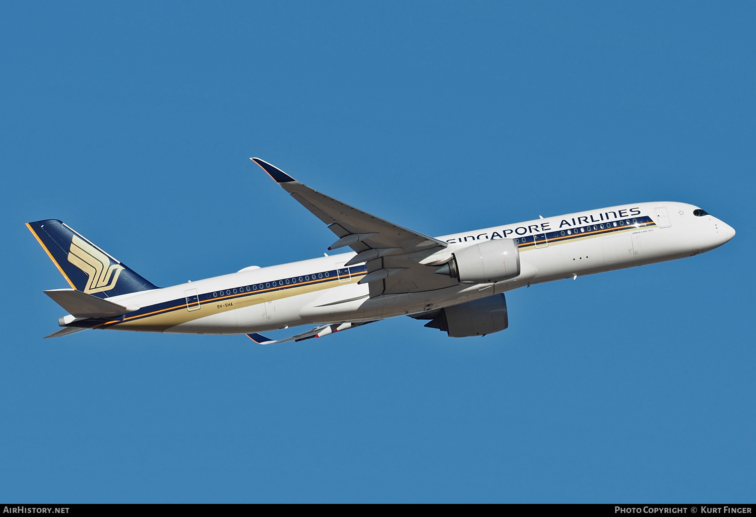 Aircraft Photo of 9V-SHA | Airbus A350-941 | Singapore Airlines | AirHistory.net #443567