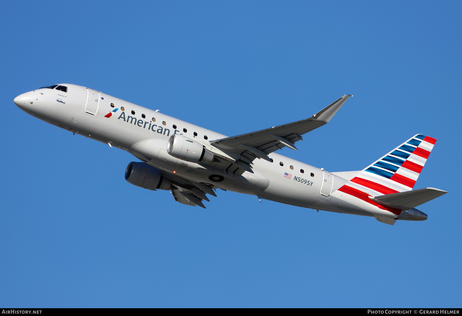 Aircraft Photo of N509SY | Embraer 175LR (ERJ-170-200LR) | American Eagle | AirHistory.net #443568