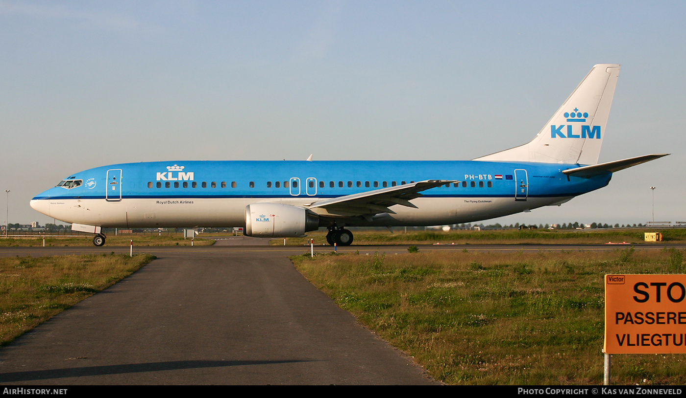 Aircraft Photo of PH-BTB | Boeing 737-406 | KLM - Royal Dutch Airlines | AirHistory.net #443574