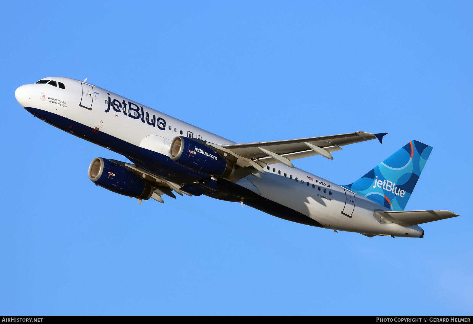 Aircraft Photo of N652JB | Airbus A320-232 | JetBlue Airways | AirHistory.net #443587
